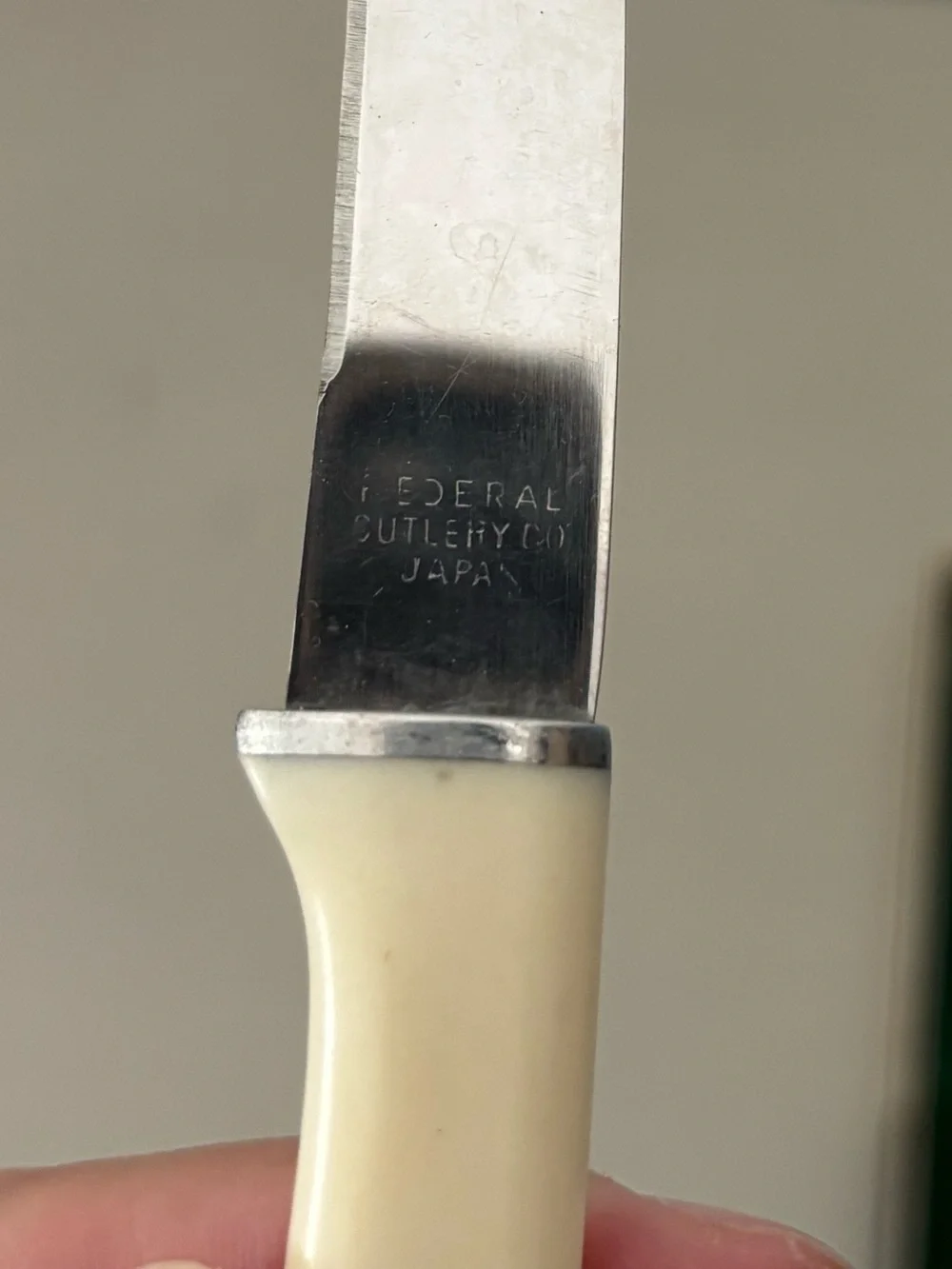 Federal Cutlery Co Japan Stainless Steel Steak Knife Set of 6 Serrated Blades